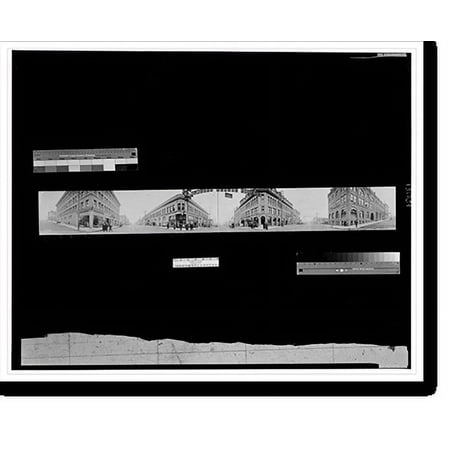 Historic Print, [Bellingham, Washington, corner Holly & Elk Streets], 16" x 20"
