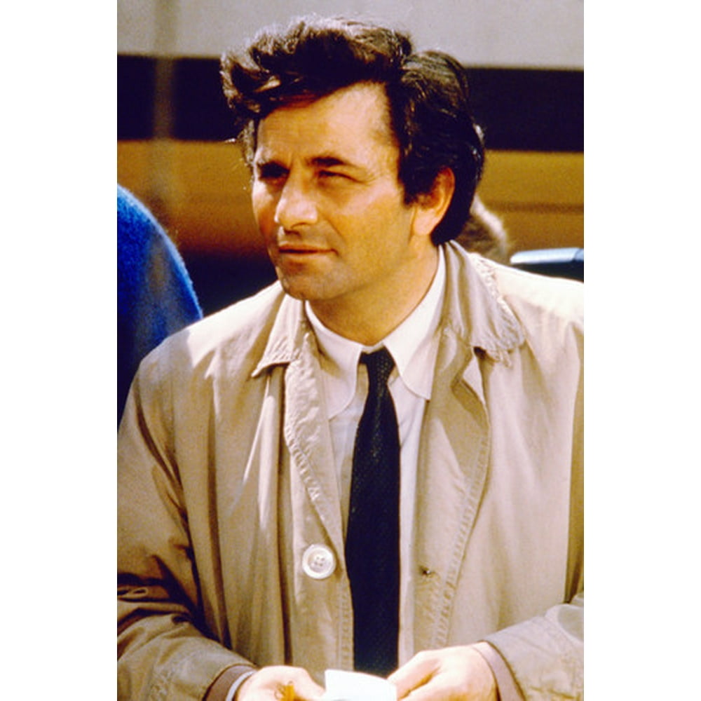 Peter Falk Classic Columbo Raincoat 24X36 Poster - Walmart.com ...
