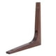 thumbnail image 1 of 1 soporte para estante de madera maciza para pared (café), 1 of 7