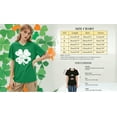 thumbnail image 7 of MOUSYA St. Patrick Day Green Shamrock Tee Shirt Women Clover Vintage Tee Top Four Leaf Retro V Neck T Shirts (Green,L), 7 of 7