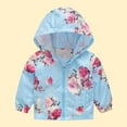thumbnail image 2 of Fesfesfes Hooded Jackets Toddler Kids Baby Boys Girls Fashion Cute Flowers Car Pattern Windproof Jacket Coat Holiday Saving, 2 of 4