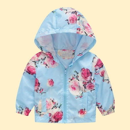 

Kiplyki Kids Winter Coats Discount Toddler Baby Boys Girls Cute Flowers Car Pattern Windproof Jacket Hooded Coat