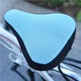 thumbnail image 5 of Langgg Bike Seat Cover Breathable Padded Bicycle Seat Cover for Bicycle Riding Equipment Light blue, 5 of 5