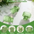 thumbnail image 4 of HIDAWN 6 Pcs Green Glass Candlestick Holders Tealight Candle Holders, Votive Candle Taper Candle Holder, 4 of 9