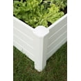 thumbnail image 5 of NuVue Products 26011, Grand Raised Garden Bed - White: 48 in W x 48 in L x 15 in H, 5 of 6
