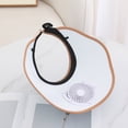 thumbnail image 4 of HJYCHN Solar Powered Summer Sun Hat with USB Rechargeable Fan for Outdoor Women's Wide Brim Sun Visor Beige One Size, 4 of 5