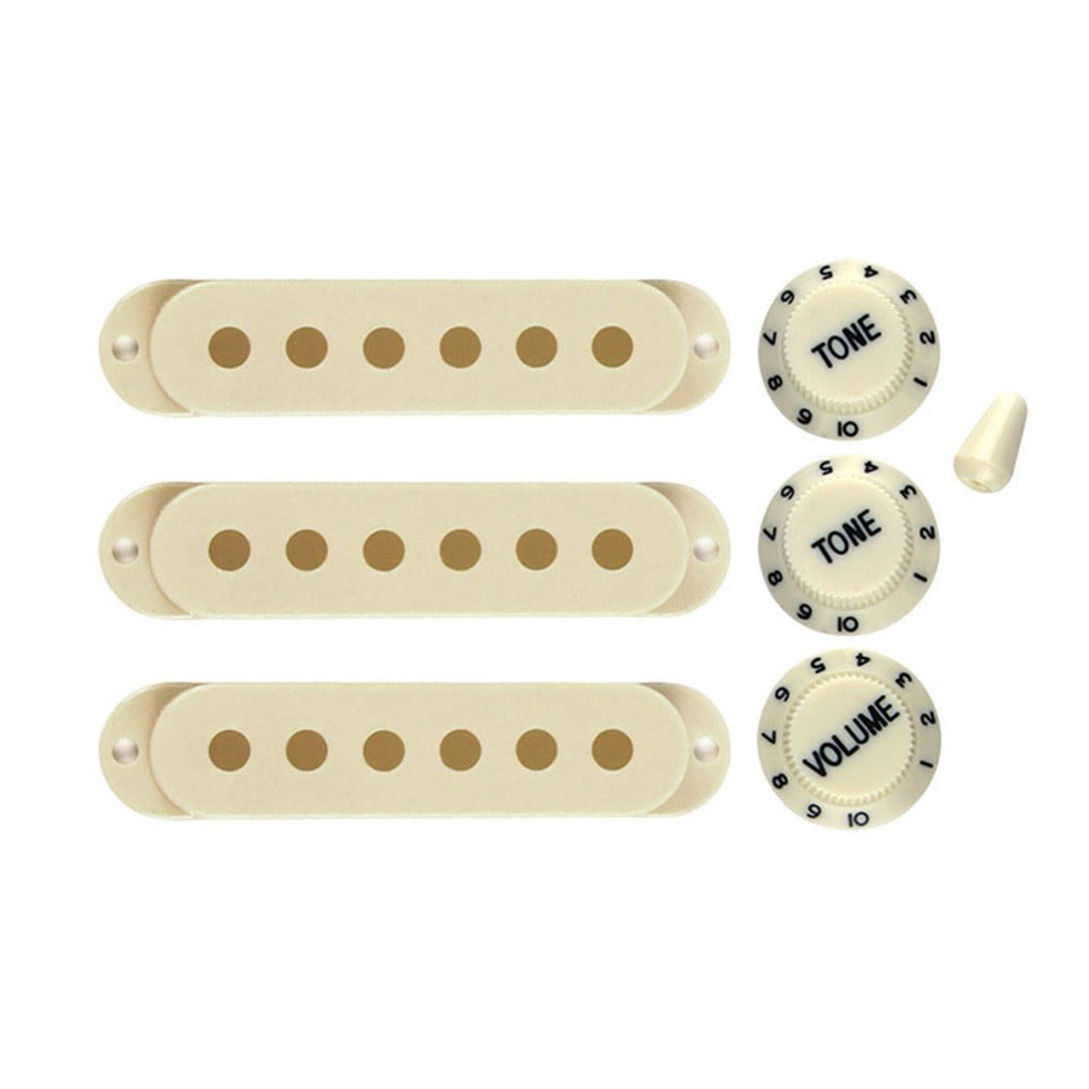 Fule Pickup Covers 48/50/52mm, KNOBS & TIPS in 6 Colours to For Strat