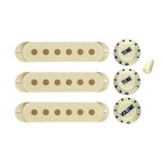 RANMEI Pickup Covers 48/50/52mm, KNOBS & TIPS in 6 Colours to For Strat Guitars