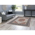 thumbnail image 4 of Emerald Tenley Navy & Red 5' x 7' Area Rug, 4 of 6