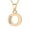 O, variant on 26 English Letter Zircon Clavicle Necklace - European Style Name Pendant for Women, Custom Gift