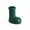 Green, variant on Christmas Ceramic Boot Vase – Green Santa Shoe Flower Pot for Holiday Décor, Desktop Ornament for Home, Office, or Gift Use (7.09 x 5.91 in)