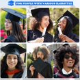 thumbnail image 4 of Barrettes Long-Lasting1 graduation cap holderGraduation Cap Secure Headband – Non Slip & Sturdy Hairband Designed To Keep Graduation Caps In Place Comfortable & Under Caps, Makeup Organizers, 4 of 7