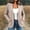 Khaki, variant on Women Vertical Ribbed Solid Cotton Open Front Long Sleeve Dual Side Patch Pockets Relaxed Fit Casual Daily Workplace Knit Cardigan Outerwear Blackish Green L