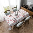 thumbnail image 4 of Valentine'S Day Gnome Love Texture Table Cloth Waterproof Dining Tablecloth Kitchen Decorative Party Table Cover, 4 of 6