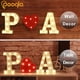 thumbnail image 5 of Pooqla Letras numéricas decorativas con luz LED, carpa de plástico blanco, luces numéricas, letrero para fiesta, decoración de boda, número con pilas (6), 5 of 5