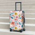 thumbnail image 2 of Lsque Floral Ditsy Printed Luggage Cover, Travel Luggage Protector,Scratch and Dirt Resistant, Fits 18-32 Inch Luggage - X-Large, 2 of 9