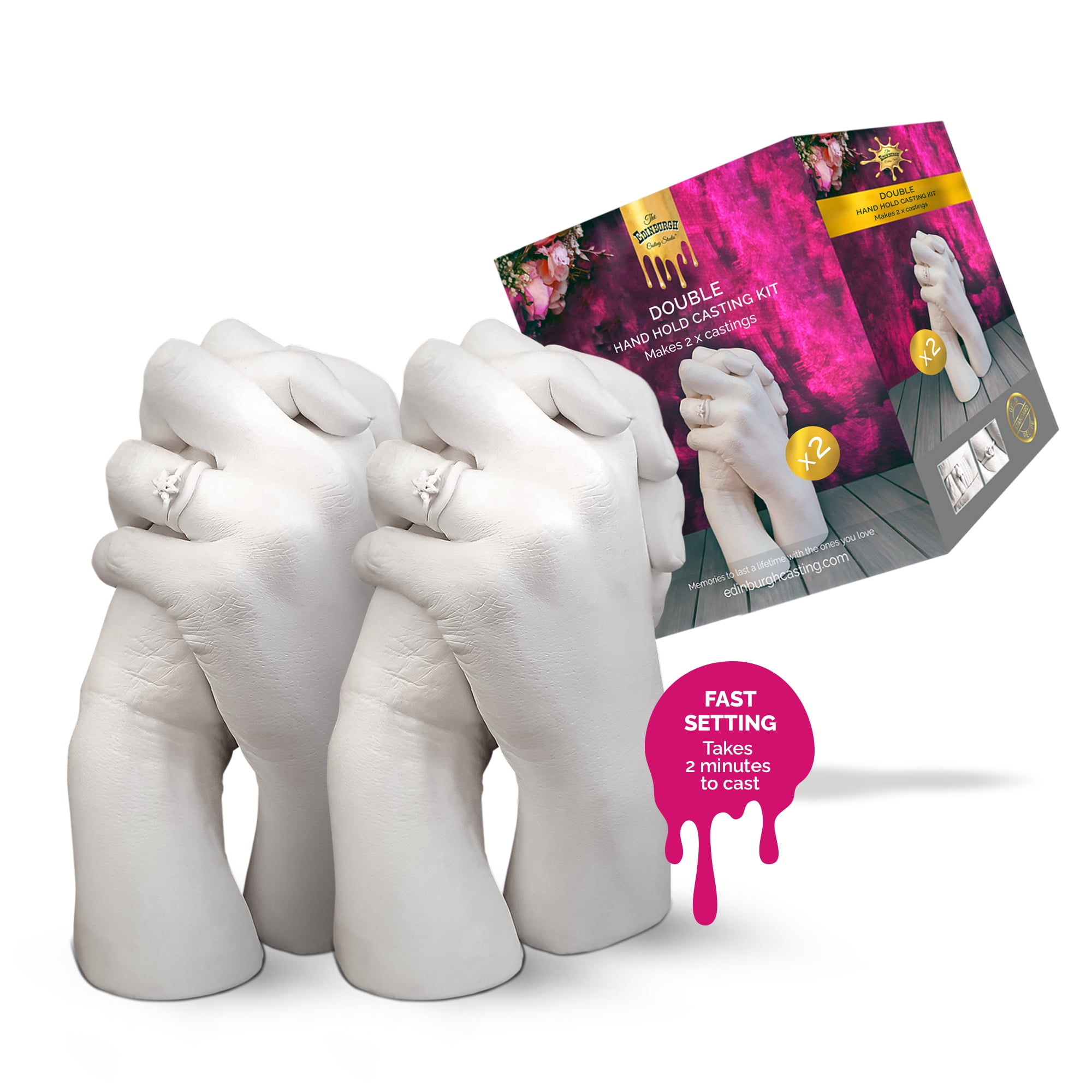 Edinburgh Hand Casting Couples Kit + Refill Bundle Premium DIY Hand