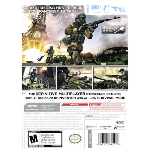 Call Of Duty Modern Warfare 3 Wii Walmart Com Walmart Com Call Of Duty Modern Warfare 3 Wii Walmart Com Walmart Com