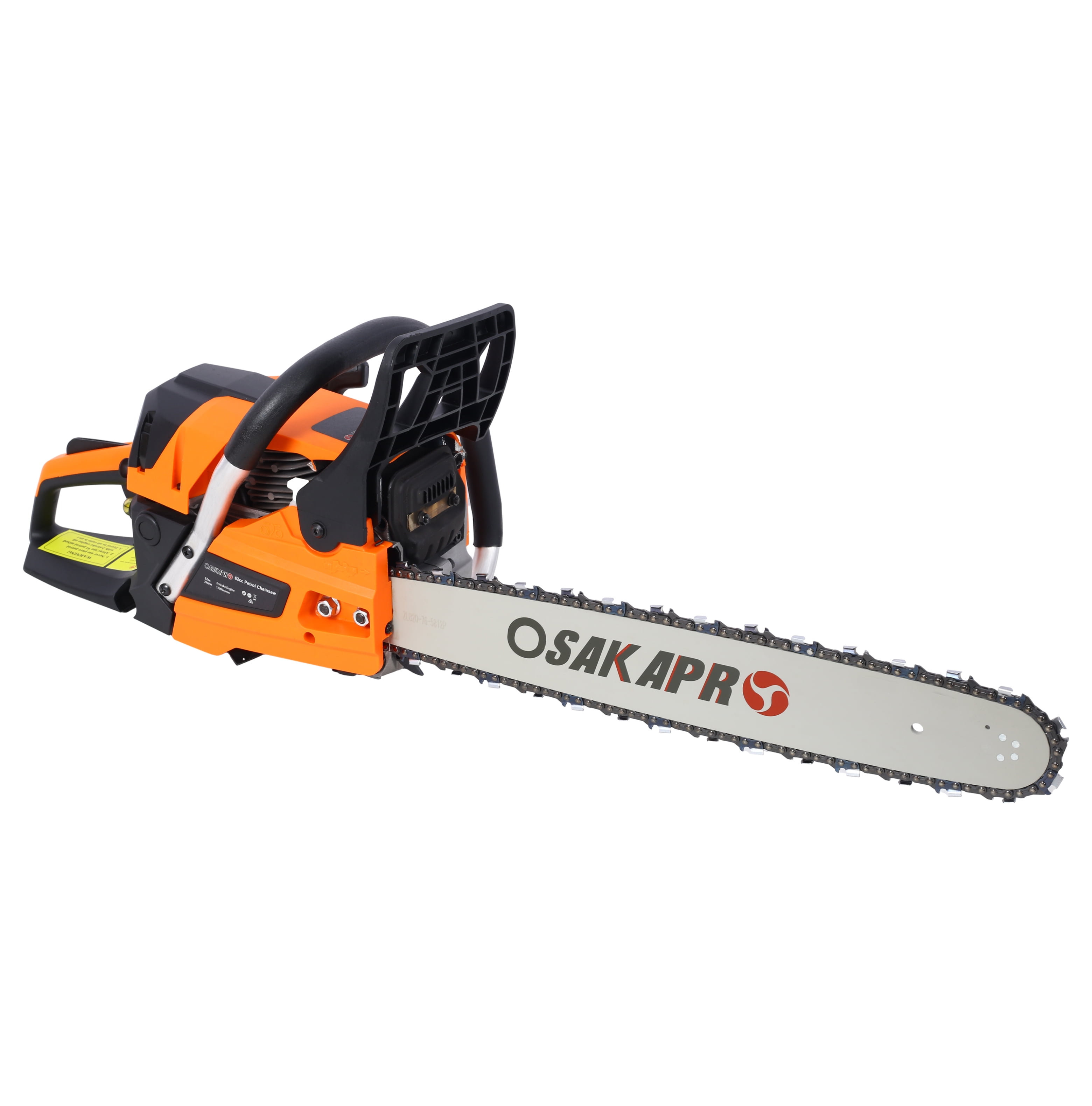62CC Gas Chainsaw, 2-Cycle Petrol Chainsaw 18/20 Inch, Wood Cutting Chainsaw with Safety Kit & Bag, EPA Compliant