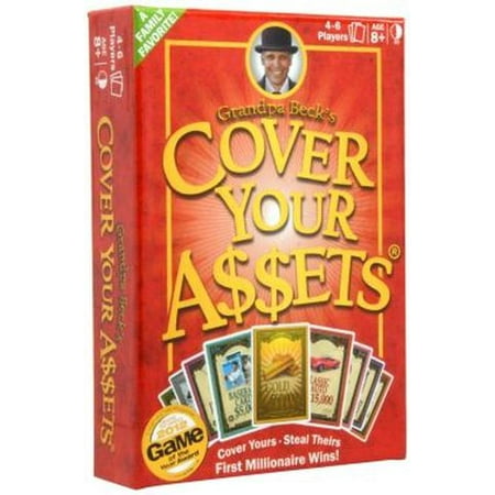 grandpa becks cover your assets card game | fun family-friendly set-collecting game | enjoyed by kids, teens, and adults | from the creators of skull king | ideal for 4-6 players ages