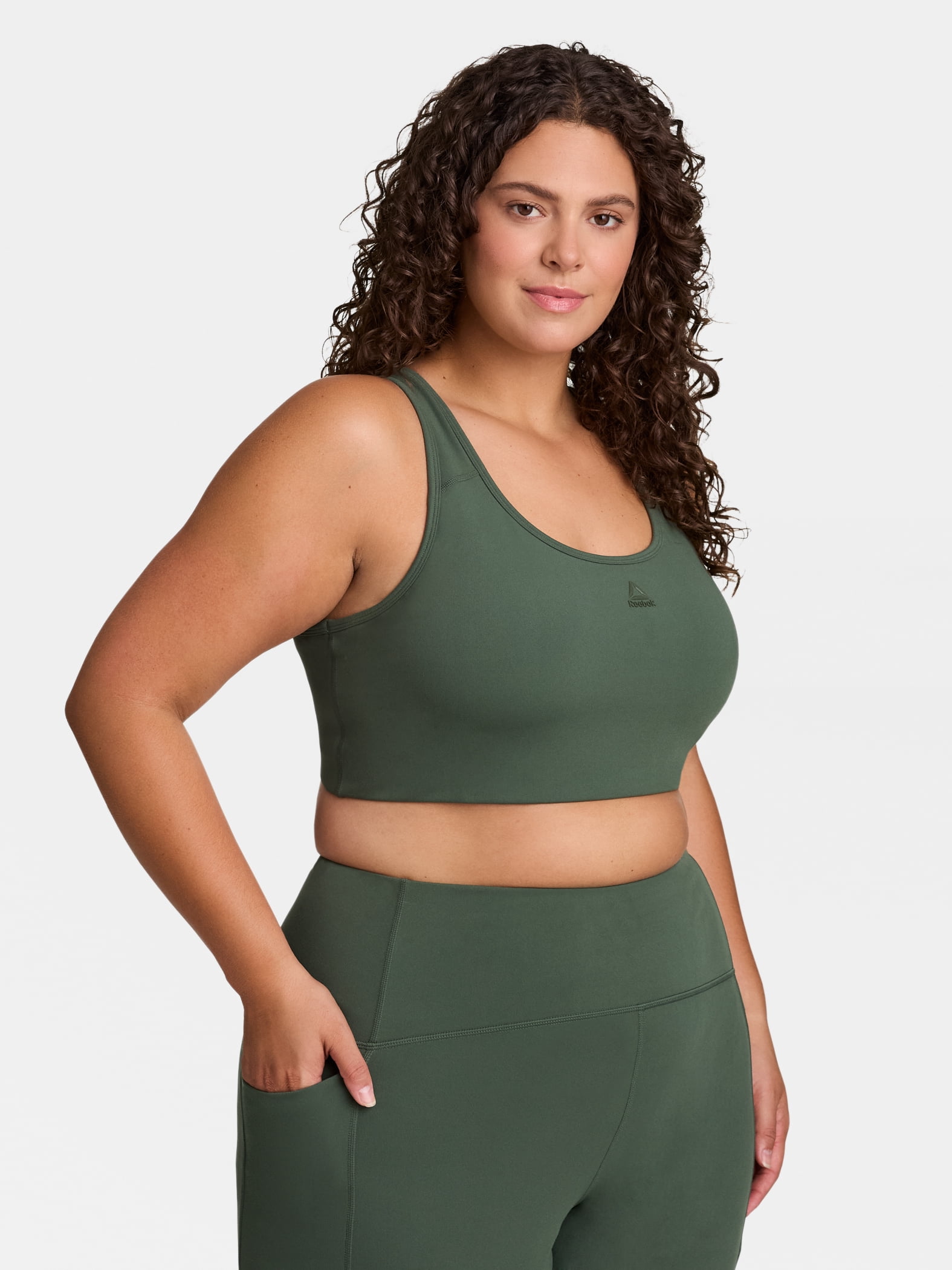 Reebok Women's Medium Impact Reflex Bra with Removable Cups, Sizes XS-4X