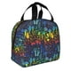 thumbnail image 2 of Easygdp Magical Mushrooms and Flowers Bolsa Térmica Premium - Tela Oxford Impermeable, Gran Capacidad, Bolsillo Frontal, Unisex para Trabajo, Escuela, Actividades al Aire Libre y Picnics, 2 of 8
