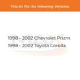 thumbnail image 2 of MAX Advanced Brakes - Front Brake Kit For 1998-2002 Toyota Corolla| Carbon Ceramic Brake Pad and Rotor Kit| Drilled Slotted Brake Rotors, 2 of 9