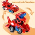 thumbnail image 3 of Transforming Car Dinosaur Toy Hirger Dino con música ligera para niños, 3 of 7