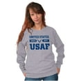 thumbnail image 3 of US Air Force Classic USAF Logo Sweatshirt for Men or Women Brisco Brands S, 3 of 6