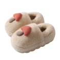 thumbnail image 2 of Nuevos zapatos de algodón de lana eva para mujer, pareja de setas bonitas de suela gruesa para invierno, otoño e invierno, para interiores, gruesos, para el hogar, 2 of 5