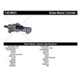 thumbnail image 2 of Centric Parts Brake Master Cylinder P/N:130.99031, 2 of 2