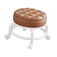 thumbnail image 4 of Paburas de rodillos giratorios de 360 ​​ degree Reladores giratorios universales de bajo ruido fácil para mover el asiento del heces de cambio de calzado café, 4 of 8