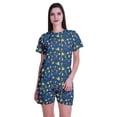 thumbnail image 1 of Moomaya T-Shirts pour Femmes Manches Courtes Coton Doux Pyjama pour Femmes Robe de Nuit Décontractée, 1 of 6