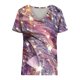 thumbnail image 3 of Blusa informal de manga corta con cuello redondo para mujer con estampado del día de San Valentín OAVQHLG3B Store  lin121212, 3 of 3