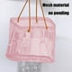 thumbnail image 4 of Bolsa de Malla para Lavado Yyd250609003 | Organizador Portátil de Artículos de Aseo Personal de Malla de Poliéster | Bolsa de Viaje Impermeable y Transpirable | Bolsa para Juguetes de Playa con Asa p, 4 of 6
