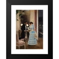 thumbnail image 2 of Jean Béraud 11x14 Black Modern Framed Museum Art Print Titled - The Conversation, 2 of 5