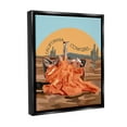 thumbnail image 4 of Stupell Industries California Cowgirl Landscape Landscape Painting Black Floater Framed Canvas Art Print Wall Art, 25 x 31, 4 of 10