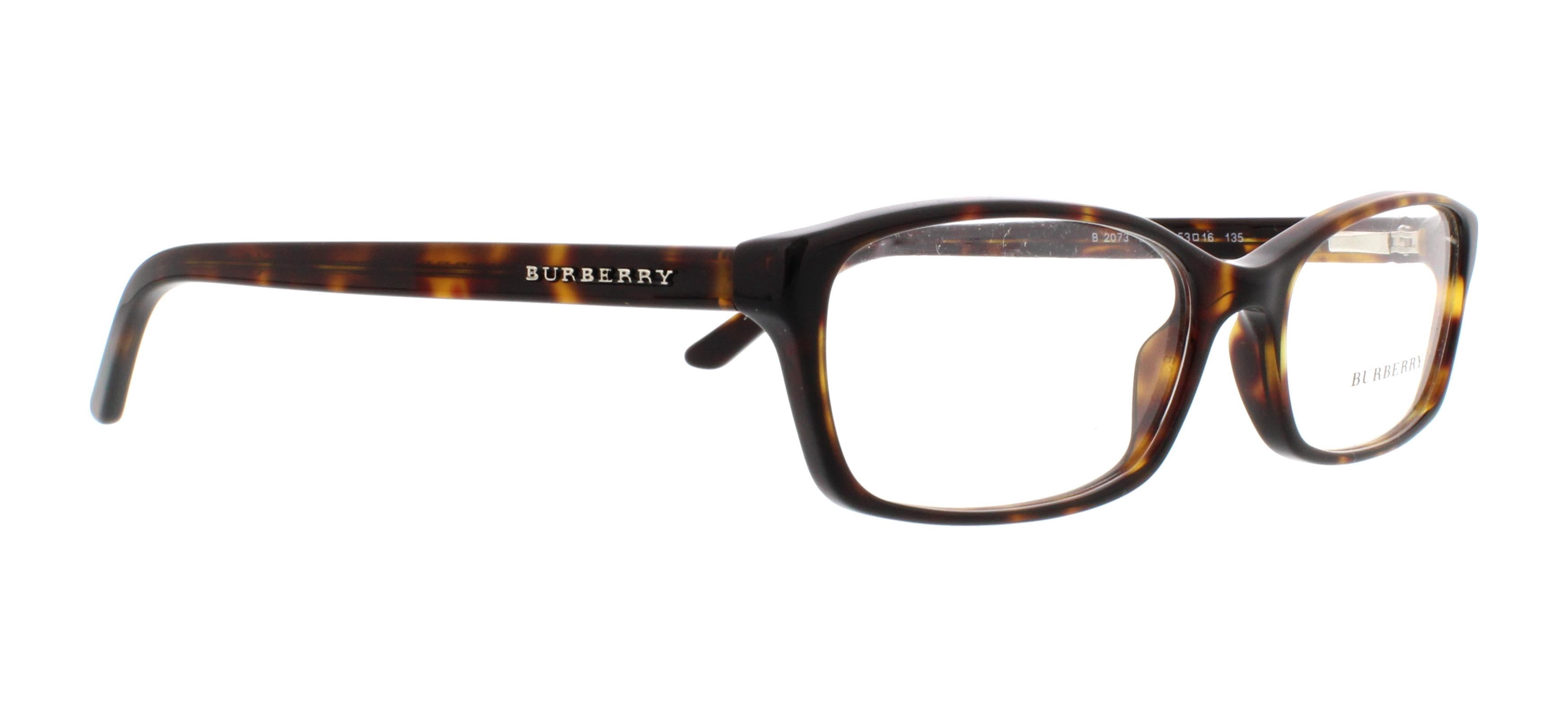 burberry eyeglasses be 2073 3002 tortoise 53mm