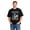 Black-112, variant on Just A Dad Milk Cartoon Funny Dad Graphic T-Shirt for Men 100% Cotton Soft Breathable Short Sleeve Crewneck Casual Comfort Tee Durable Everyday Wear Gift for Fathers and Husbands