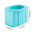 thumbnail image 3 of Space Saving Folding Kids Travel Toilet Light Weight Portable Folding Toilet Kids Outdoor Potty Easy Disassembly, 3 of 8