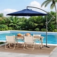 thumbnail image 1 of CazToi Parasol Déporté de Patio 10 Pieds, Parasol Suspendu Extérieur Décentré, Base Non Incluse, 1 of 8