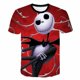 thumbnail image 1 of Camisetas de Halloween de Disney, pesadilla antes de Navidad, Jack Skellington, estampado 3D, camiseta de gran tamaño a la moda para hombres y mujeres, camisetas para niños, 1 of 4