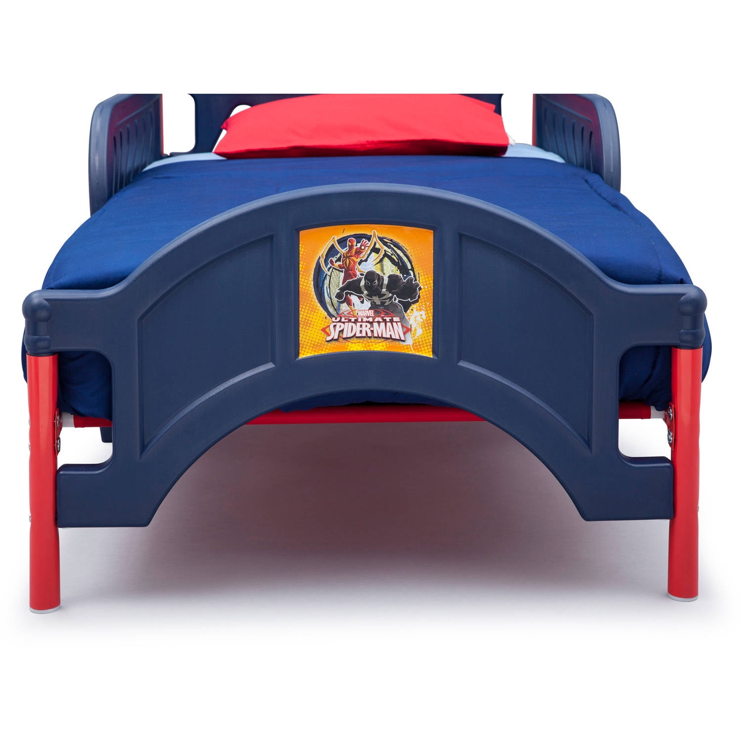 Delta Children Marvel Spider Man Plastic Toddler Bed Blue