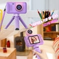 thumbnail image 4 of PURULU Kids Camera with Flip-up Lens for Selfie, HD Digital Camera for 3 4 5 6 7 8 Year Old Girls Birthday (Purple), 4 of 6
