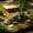 green_Base#140, variant on Plastic Cave Hideout with Basking Terrace for Turtle Lizard Aquarium Tank Decoration Climbing Shelter