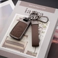 thumbnail image 4 of Key Fob Cover with Heavy-duty Keychain for Audi A4 A5 A6 Q3 Q5 Q7 TTS S4 RS4 R8 Key Case Holder Protector Metal Keychain, 4 of 7