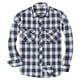 thumbnail image 1 of Penkiiy Hombres Camisa de manga larga con botones hacia abajo Camisa de algodón Casual Camisa ligera Chaqueta XL Negro, 1 of 2