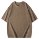 thumbnail image 1 of Blusas y camisas de manga corta con cuello redondo para hombre, blusas/camisetas casuales de verano a la moda de color liso con cuello redondo para hombre., 1 of 5
