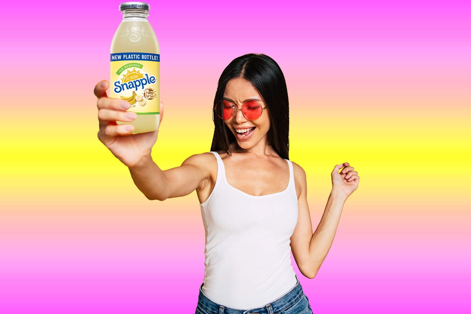 Snapple - Go Bananas - 16 fl oz (12 Plastic Bottles), Natural Antioxidants and Filtered Water, All Natural
