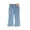 Blue, variant on Akiihool Girl Pants Girls Pleated Ruffle Trim Pants Jegging Soft Fabric (Blue,6-7 Years)